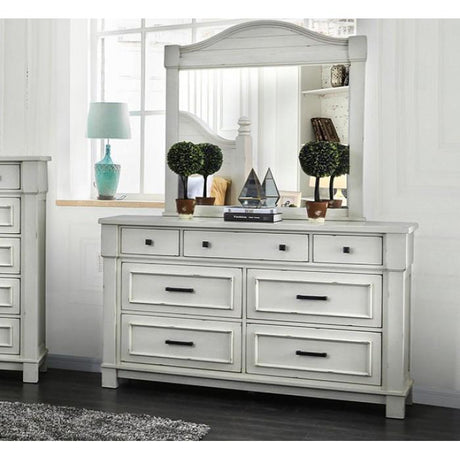  Furniture of America Daria Dresser Mirror CM7562M IMAGE 1