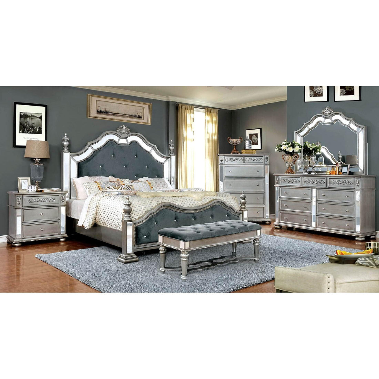  Furniture of America Azha Bench CM7194BN IMAGE 5