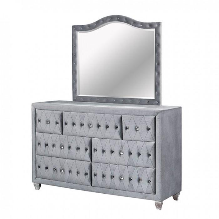  Furniture of America Alzir Dresser Mirror CM7150M IMAGE 3