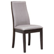 Coaster Furniture Spring Creek 106583 Upholstered Dining Chair - Taupe (Set of 2) IMAGE 1