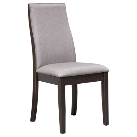  Coaster Furniture Spring Creek 106583 Upholstered Dining Chair - Taupe (Set of 2) IMAGE 1