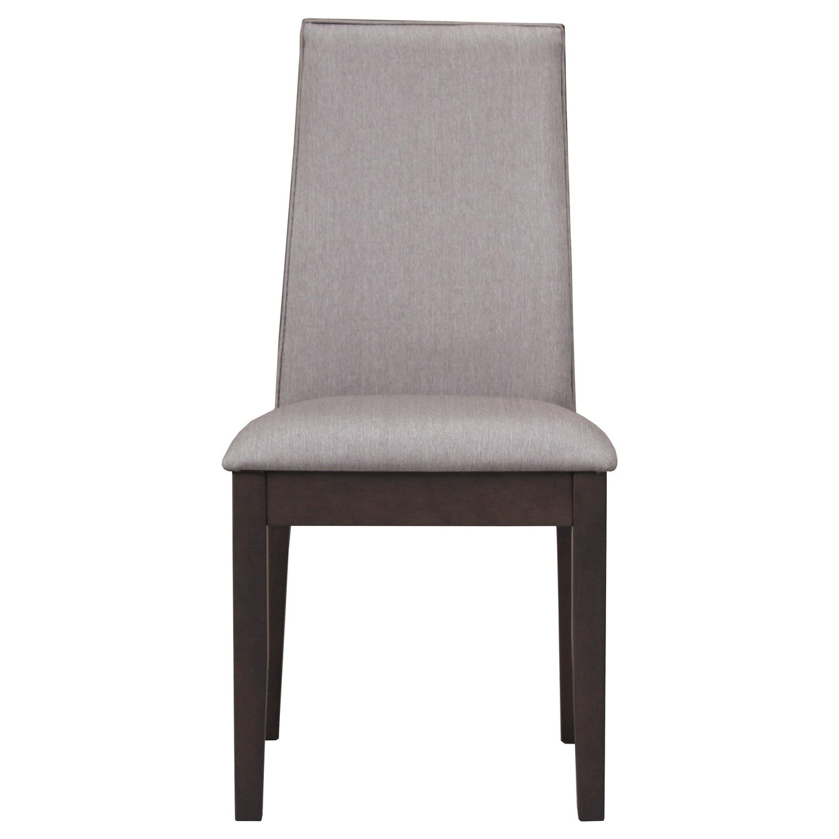  Coaster Furniture Spring Creek 106583 Upholstered Dining Chair - Taupe (Set of 2) IMAGE 2