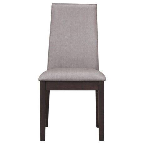  Coaster Furniture Spring Creek 106583 Upholstered Dining Chair - Taupe (Set of 2) IMAGE 2