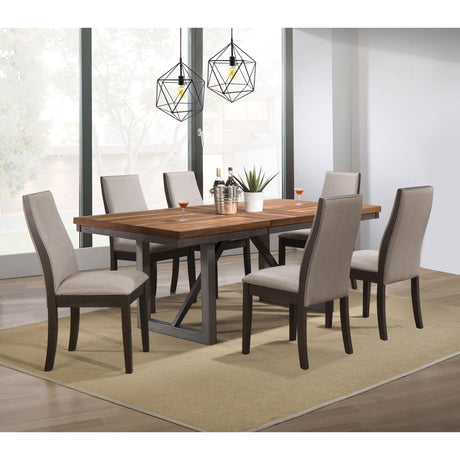  Coaster Furniture Spring Creek 106583 Upholstered Dining Chair - Taupe (Set of 2) IMAGE 6