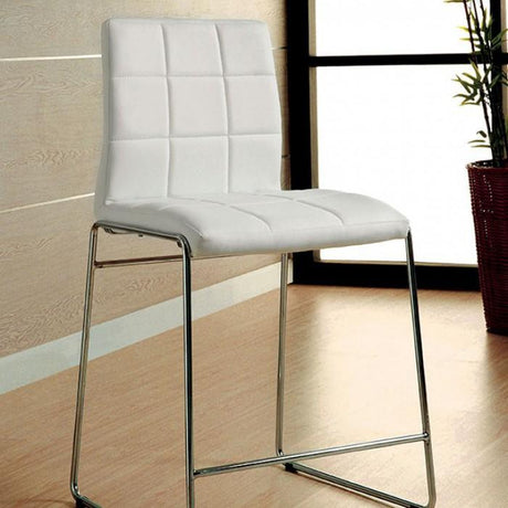  Furniture of America Kona CM8320WH-PC-2PK Counter Height Chair IMAGE 1