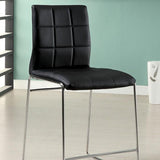  Furniture of America Kona CM8320BK-PC-2PK Counter Height Chair IMAGE 1