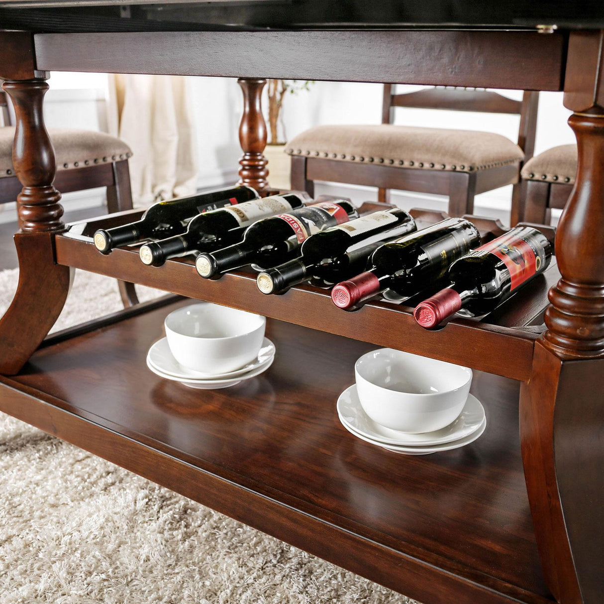  Furniture of America Jordyn Dining Table CM3626T IMAGE 5