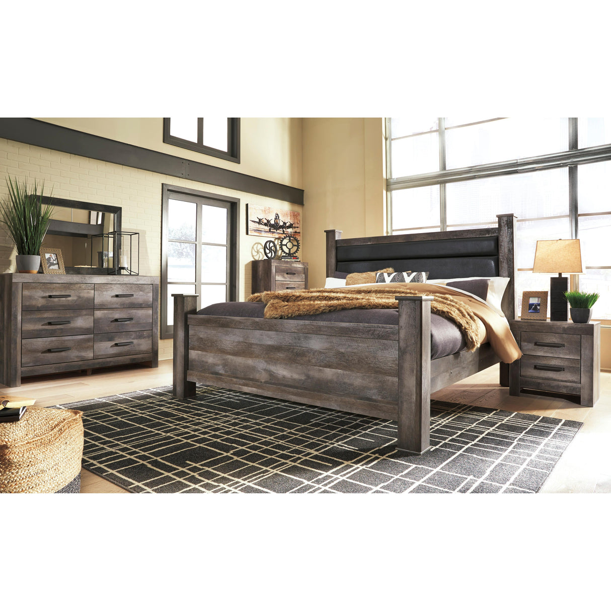  Signature Design by Ashley Wynnlow King Poster Bed B440-68/B440-66/B440-62/B440-99 IMAGE 5