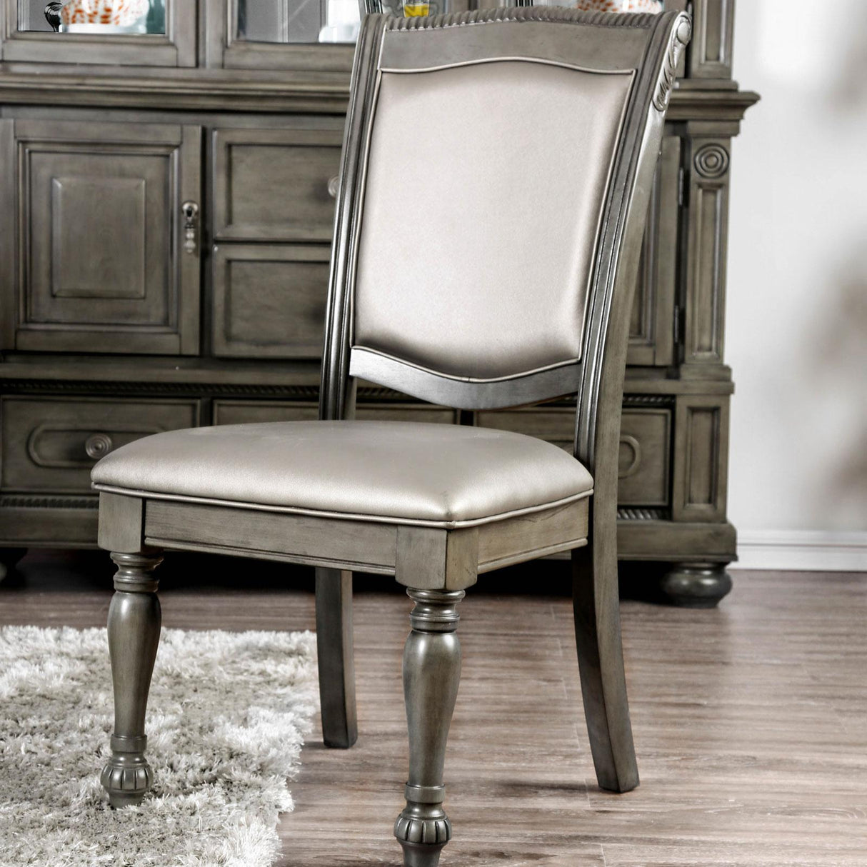  Furniture of America Alpena CM3350GY-SC-2PK Side Chair IMAGE 1