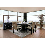  Furniture of America Evangeline Dining Table with Pedestal Base CM3394T IMAGE 5