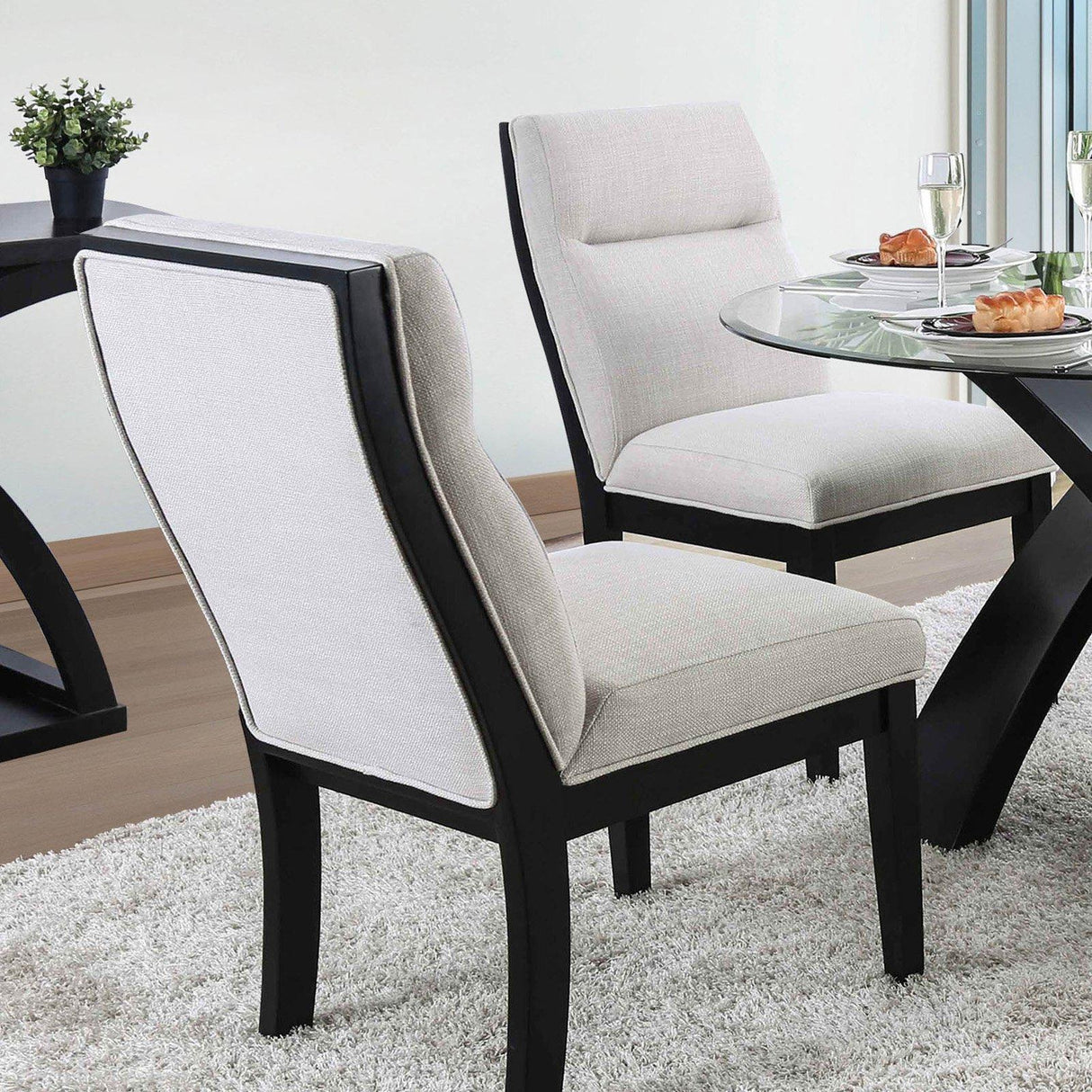  Furniture of America Jasmin CM3393SC-2PK Side Chair IMAGE 2