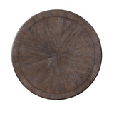  Furniture of America Round Arcadia Dining Table with Pedestal Base CM3150RT IMAGE 4