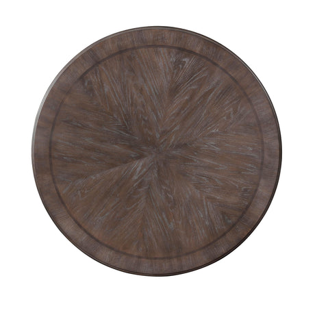  Furniture of America Round Arcadia Dining Table with Pedestal Base CM3150RT IMAGE 4