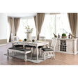  Furniture of America Georgia Dining Table CM3089T IMAGE 1