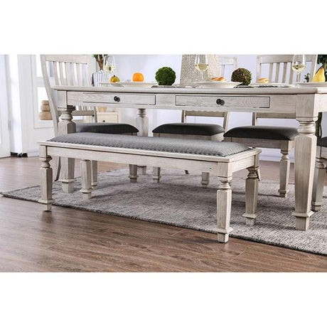  Furniture of America Georgia Dining Table CM3089T IMAGE 3