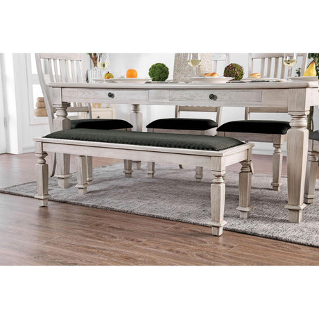  Furniture of America Georgia Bench CM3089BN IMAGE 4