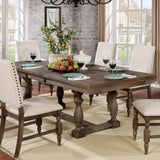  Furniture of America Roeselare Dining Table with Trestle Base CM3455T-TABLE IMAGE 1