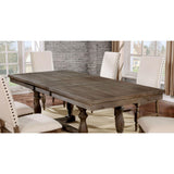  Furniture of America Roeselare Dining Table with Trestle Base CM3455T-TABLE IMAGE 3