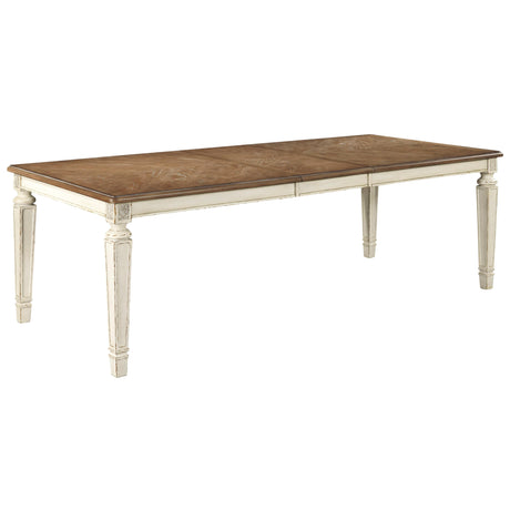  Signature Design by Ashley Realyn Dining Table D743-45 IMAGE 1