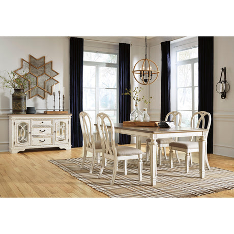  Signature Design by Ashley Realyn Dining Table D743-45 IMAGE 14