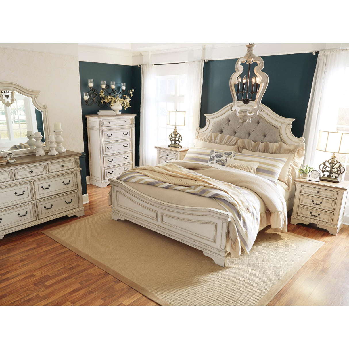  Signature Design by Ashley Realyn King Upholstered Panel Bed B743-58/B743-56/B743-97 IMAGE 5