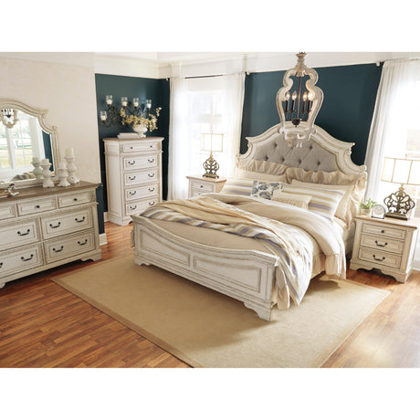  Signature Design by Ashley Realyn King Upholstered Panel Bed B743-58/B743-56/B743-97 IMAGE 5