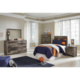  Benchcraft Derekson B200-53 Twin Panel Headboard IMAGE 10