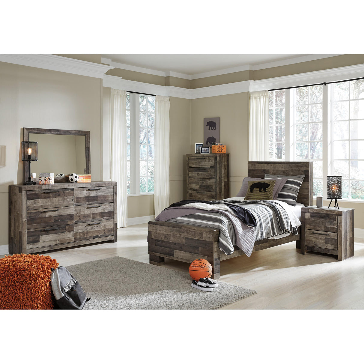  Benchcraft Derekson B200-52 Twin Panel Footboard IMAGE 4