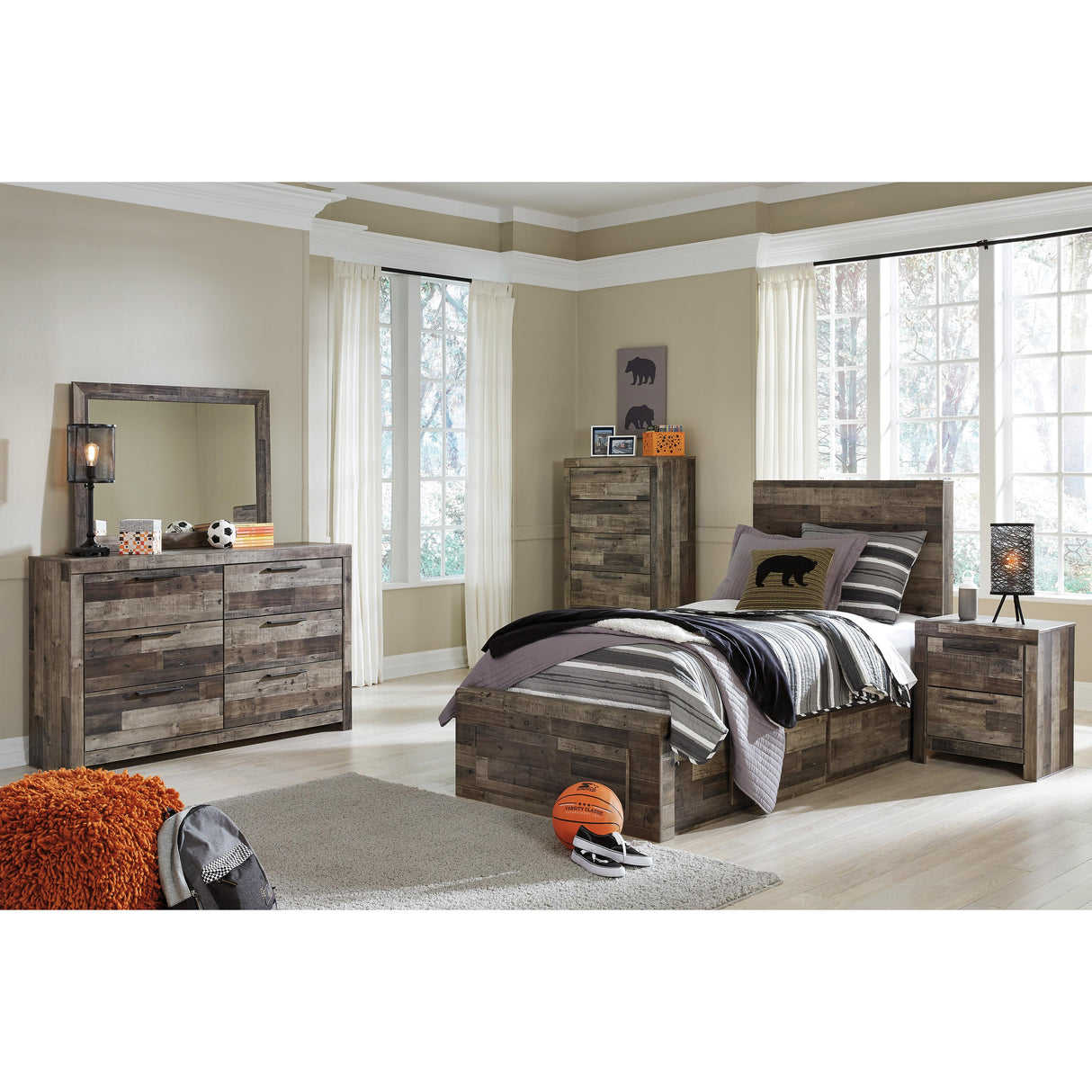  Benchcraft Derekson B200-50 Twin/Full Under Bed Storage IMAGE 5