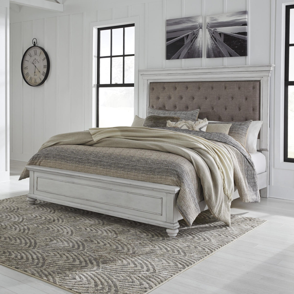 Benchcraft Kanwyn California King Panel Bed B777-158/B777-56/B777-94 IMAGE 4