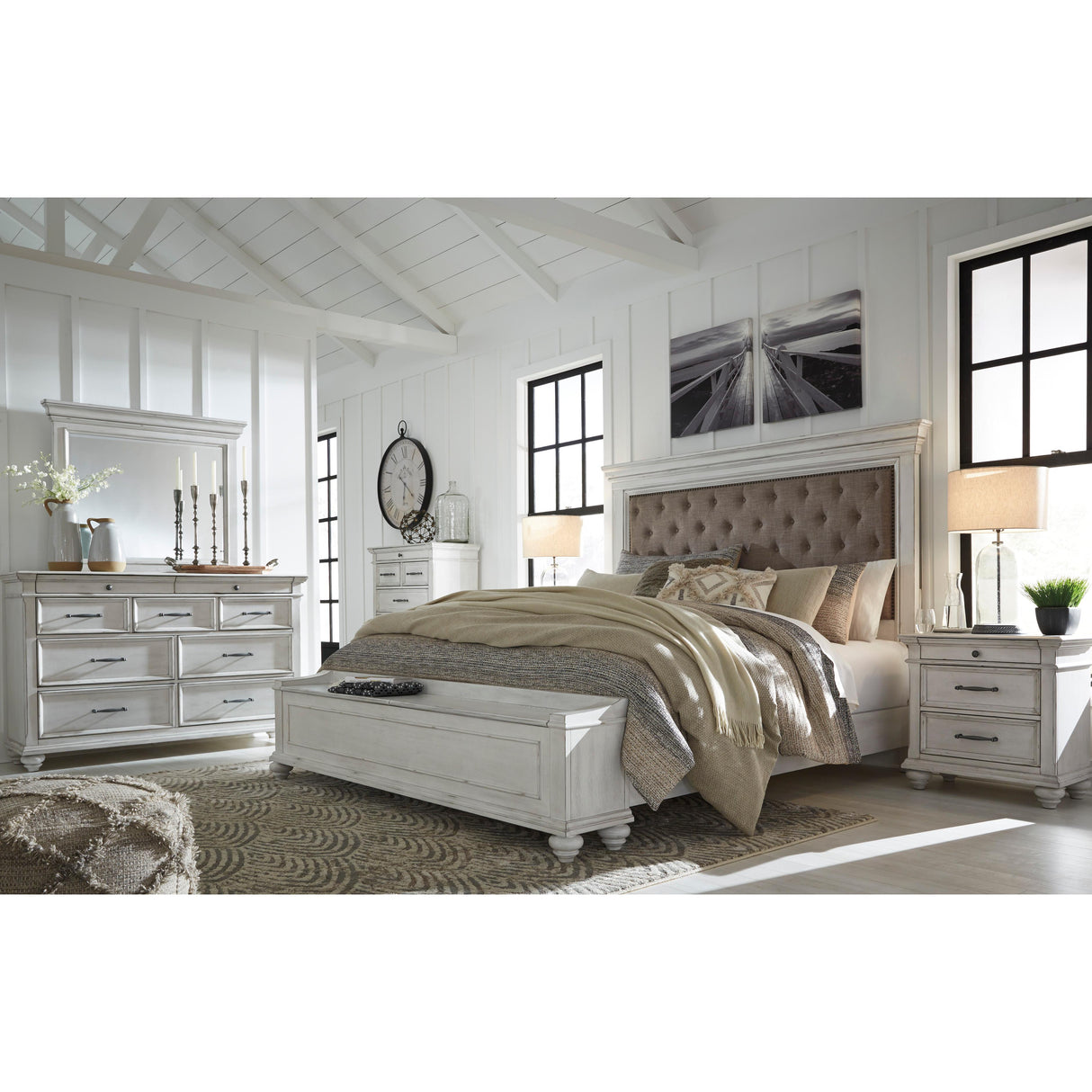  Benchcraft Kanwyn Queen Upholstered Panel Bed with Storage B777-157/B777-54S/B777-96 IMAGE 11