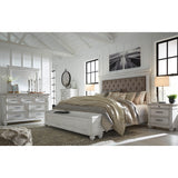  Benchcraft Kanwyn Queen Upholstered Panel Bed with Storage B777-157/B777-54S/B777-96 IMAGE 11