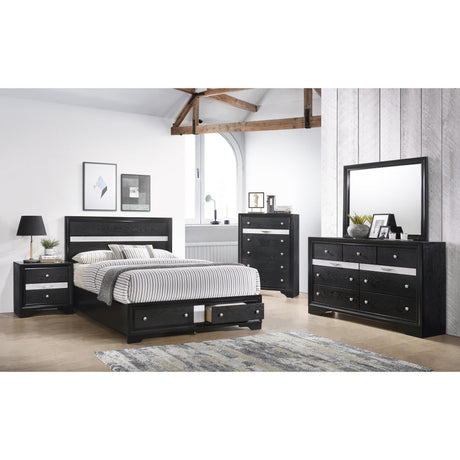  Crown Mark Regata 3-Drawer Nightstand B4670-2 IMAGE 2