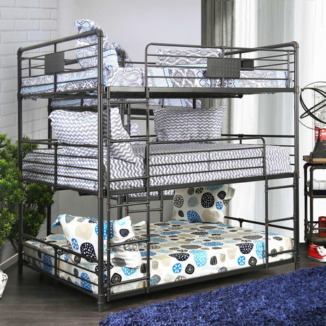  Furniture of America Olga CM-BK912F Full/Full/Full Bunk Bed IMAGE 1