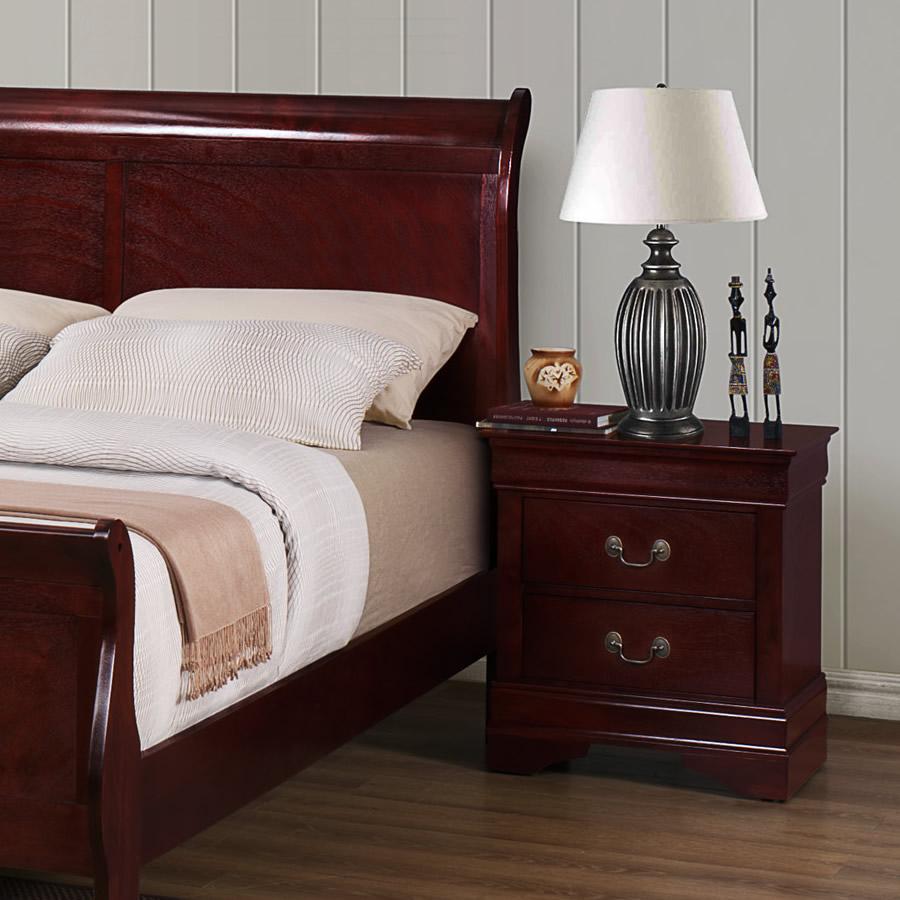  Crown Mark Louis Philip 2-Drawer Nightstand B3850-2 IMAGE 1