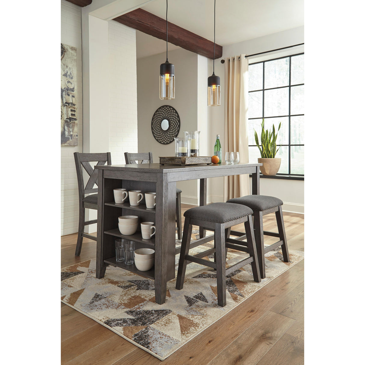  Signature Design by Ashley Caitbrook Counter Height Stool D388-024 IMAGE 3