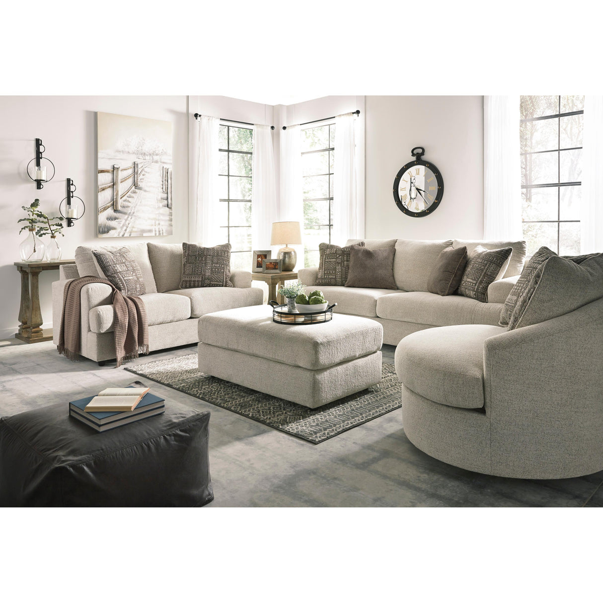  Signature Design by Ashley Soletren Fabric Ottoman 9510408 IMAGE 5