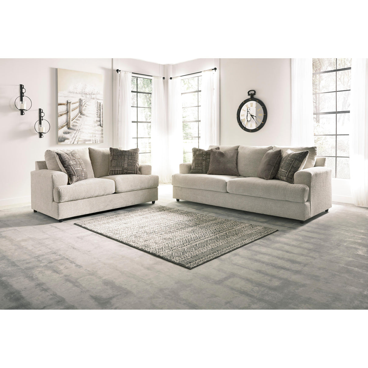  Signature Design by Ashley Soletren Stationary Fabric Sofa 9510438 IMAGE 5
