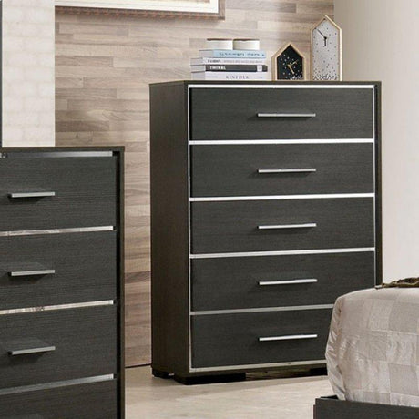  Furniture of America Camryn 5-Drawer Chest CM7589C IMAGE 2
