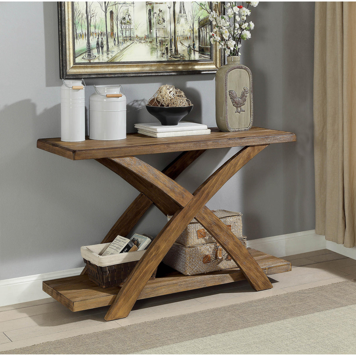  Furniture of America Bryanna Sofa Table CM4178S IMAGE 2