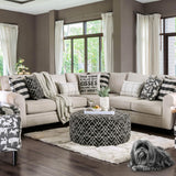  Furniture of America Patricia Fabric Ottoman SM8171-OT IMAGE 3