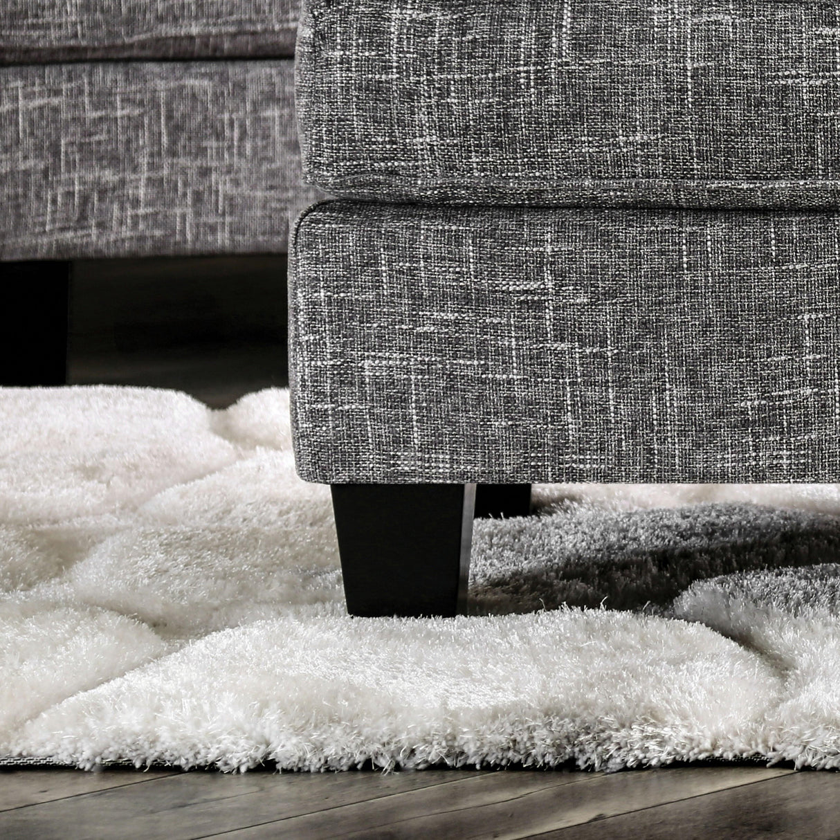  Furniture of America Pierpont Fabric Ottoman SM8012-OT IMAGE 3