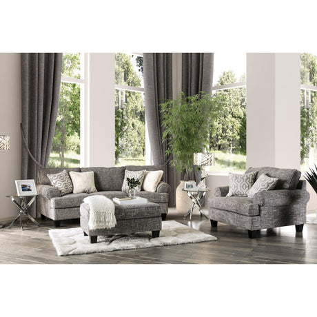  Furniture of America Pierpont Fabric Ottoman SM8012-OT IMAGE 4