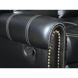  Furniture of America Frederick Reclining Leatherette Loveseat CM6130LV IMAGE 2