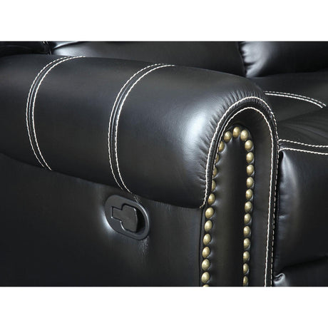  Furniture of America Frederick Reclining Leatherette Loveseat CM6130LV IMAGE 2