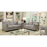  Furniture of America Ysabel Stationary Fabric Loveseat CM6716GY-LV-PK IMAGE 3