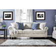  Furniture of America Giovanni Stationary Fabric Sofa SM2672-SF IMAGE 1