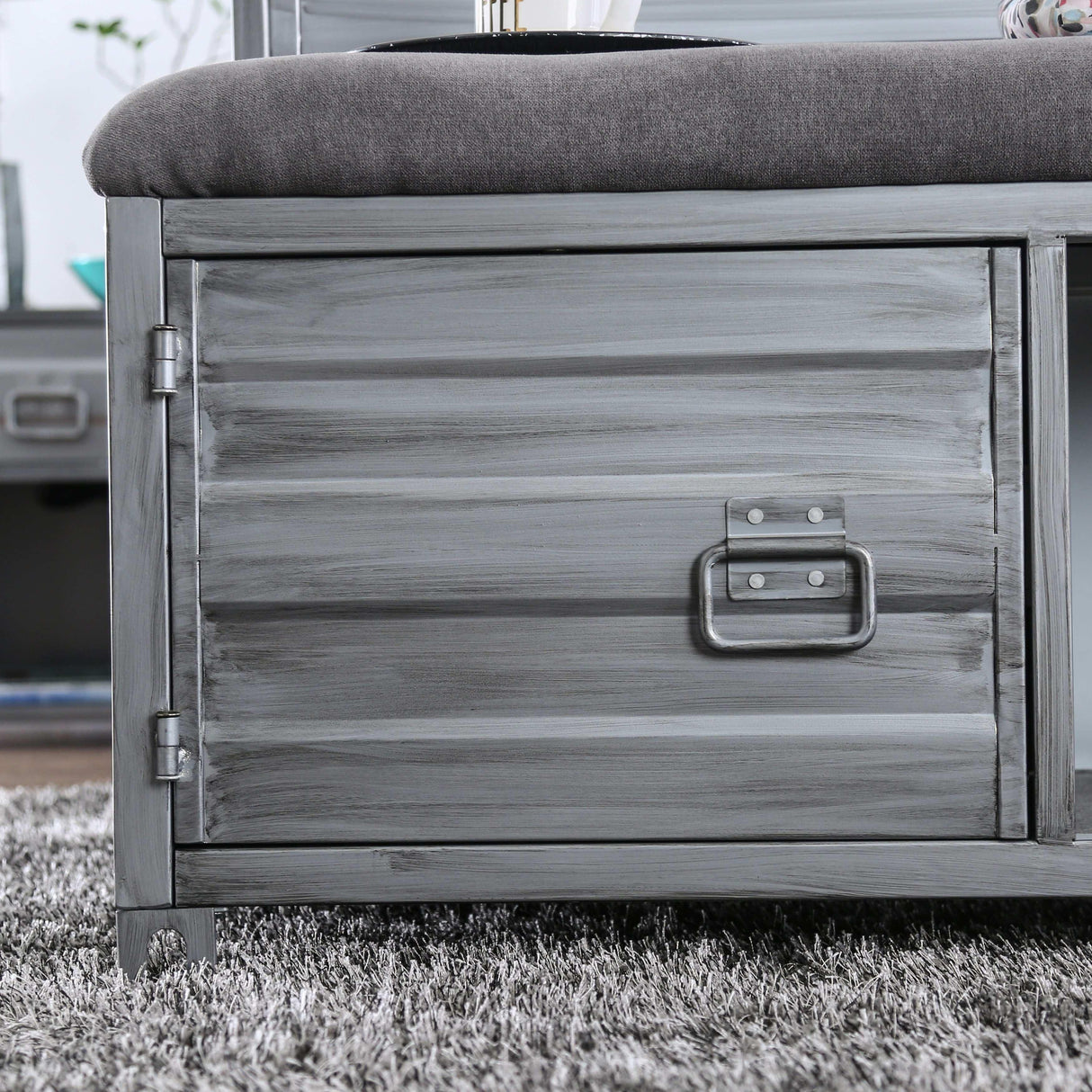  Furniture of America Mccredmond Storage Bench CM7075BN IMAGE 3