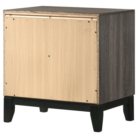  Coaster Furniture Watson 212422 2-Drawer Nightstand - Grey Oak IMAGE 6