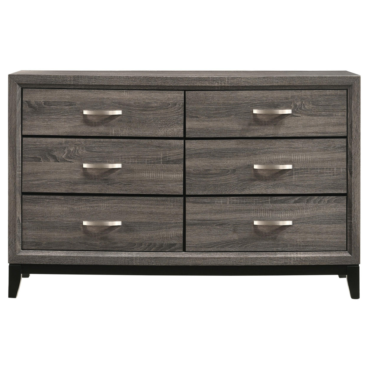  Coaster Furniture Watson 212423 6-Drawer Dresser - Grey Oak IMAGE 2
